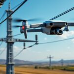 découvrez comment le drone professionnel inspecte les lignes haute tension en toute sécurité et sans interruption de courant, optimisant la maintenance et la fiabilité du réseau électrique.