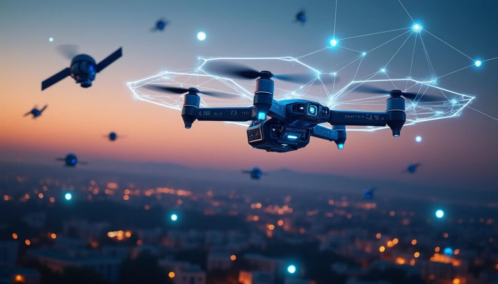 découvrez comment les technologies drone pro permettent de connecter les drones aux réseaux satellitaires de secours pour optimiser les opérations de sauvetage et d'intervention.