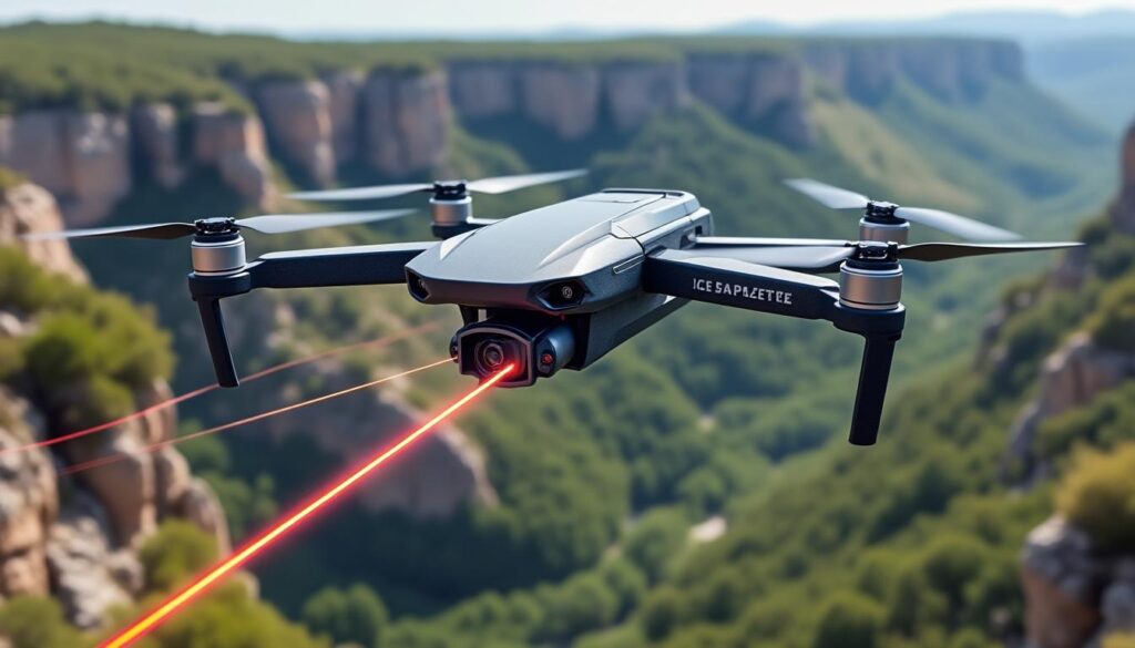 découvrez comment les technologies de drones professionnels intègrent des télémètres laser pour des mesures de distance précises et efficaces.