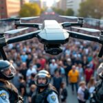découvrez comment le drone professionnel révolutionne la gestion des foules en assistent efficacement les forces de l'ordre lors d'événements publics et manifestations.