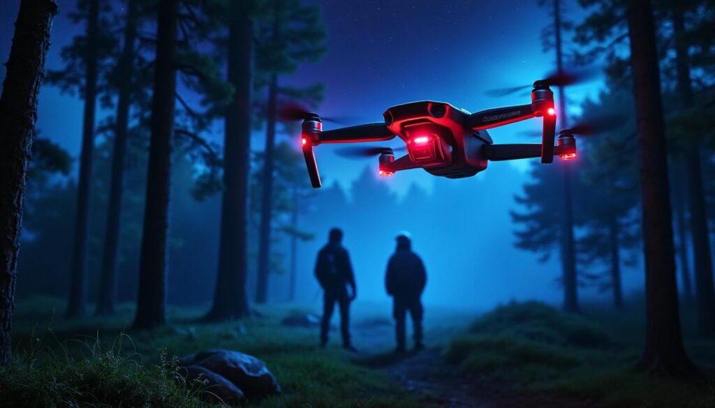 découvrez comment ce drone professionnel utilise la vision nocturne pour détecter efficacement les personnes disparues, améliorant les opérations de recherche et sauvetage.