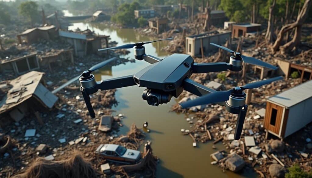 découvrez comment le drone professionnel permet d'évaluer rapidement et précisément les dégâts après une catastrophe naturelle majeure, facilitant ainsi les interventions et la gestion des secours.