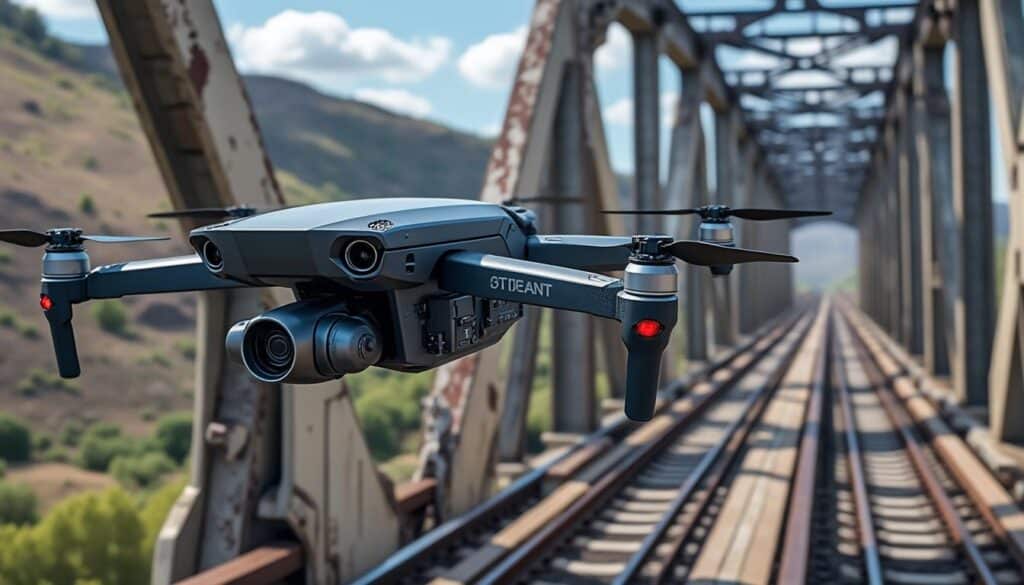 découvrez comment le drone professionnel révolutionne l'inspection des viaducs ferroviaires grâce à sa grande précision et son efficacité.