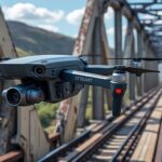 découvrez comment le drone professionnel révolutionne l'inspection des viaducs ferroviaires grâce à sa grande précision et son efficacité.